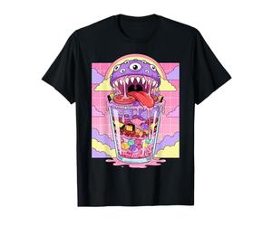 Weirdcore - Biglie oculari Kawaii Halo Halo Maglietta