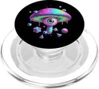 Weirdcore - Soprammobile a forma di fungo, motivo geometrico PopSockets PopGrip per MagSafe