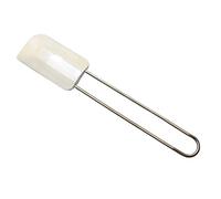 Weis 10811 Raschietto per Pasta Medio in Silicone in Acciaio Inossidabile, Bianco, 25 x 5 x 1 cm