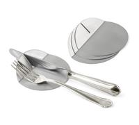 Weis 15109 - Set di 4 poggia-Posate in Acciaio Inox