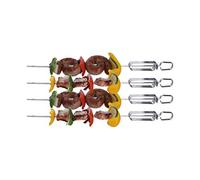 Weis 15203 - Set di 4 spiedini con raschietto in acciaio inox, 35 cm