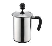 Weis 18300 Pentolino per Latte 1000 ML, Acciaio Inossidabile, Argento, 9.5 x 9.5 x 16 cm