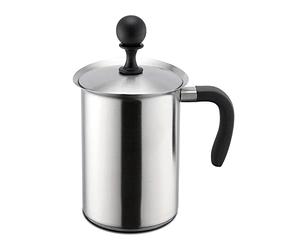 Weis 18300 Pentolino per Latte 1000 ML, Acciaio Inossidabile, Argento, 9.5 x 9.5 x 16 cm
