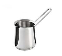 Weis 18411 Pentolino 0, 2 L con Fondo Sandwich, Acciaio Inossidabile, Argento, 6.3 x 6.3 x 7.5 cm