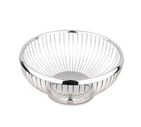 Weis Brotkorb Cestino per Pane e Frutta, Acciaio Inox, 22.5 cm