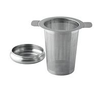 Weis Filtro da tè, acciaio inox, argento, 8 x 10 x 8,5 cm