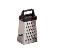 Weis Mini grattugia a Lati in Bianco, Acciaio Inox, Acciaio Inossidabile, Silver/Black, 4 x 3.5 x 7.5 cm