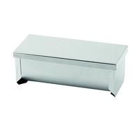 Weis terrina Segno 7,5 x 29 cm, Acciaio Inox, Argento, 7.7 x 29 x 7 cm