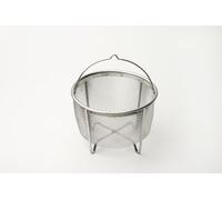 Weis Verdure siede Cestino, Acciaio Inossidabile, Argento, 19 x 19 x 11 cm