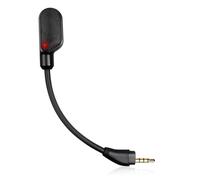 weishan Microfono compatibile con cuffie da gioco HyperX Cloud III/Cloud 3, asta staccabile con cancellazione del rumore da 3,5 mm con indicatore LED mute per PC, Xbox One, PS4, PS5