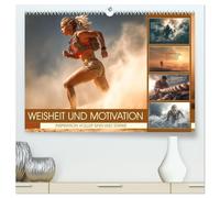 Weisheit und Motivation - Inspiration voller Sinn und Stärke (hochwertiger Premium Wandkalender 2026 DIN A2 quer), Kunstdruck in Hochglanz: Inspirierende Gedanken und Sprüche für jeden Monat