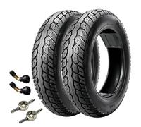 WEISHIDAI 2PC 3.00-10 Pneumatici Senza Camera | 3.00 10 4 Strati 150 kg 42J per E-Bike Scooter e Ciclomotore
