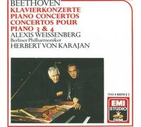 WEISSEMBERG ALEXIS, VON KARAJAN HERBERT, BERLINER PHILARMONIKER - WEISSEMBERG ALEXIS, VON KARAJAN HERBERT, BERLINER PHILARMONIKER - PIANO CONCERTOS 3 & 4 - [1 CD]