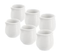 Set di lattiere in porcellana bianca, 6 pezzi, lattiera, salsiera MONA, 20 ml OR