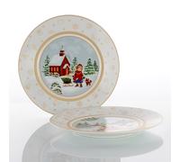 Weissestal art. 700729905 set 6 piatti frutta 22cm Toys Natale