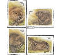 Weißrussland 96-99 (Completa Edizione) MNH ** MNH 1995 Castori (Francobolli per i Collezionisti) Altri mammiferi (Scimmie/Dinosauri/Elefanti...)