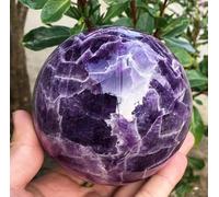 WEISUANSZ 50-60mm Sogno Naturale Ametista Sfera Di Cristallo Reiki Quarzo Globo Sfera Pietra Energetica Collezione Di Decorazioni Per La Casa Regalo