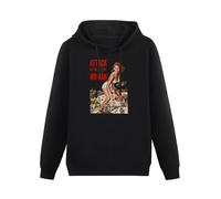 WEISULANG Attack of The 50Ft Woman Retro Vintage Film Movie Horror Cult Hoody Sweatershirt Black XXL