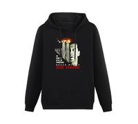 WEISULANG Die Hard Bruce Willis Action Movie Retro Hoody Mens Hoodie Gift Hoody Sweatershirt Black S
