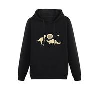 WEISULANG Firefly Serenity Mens Hoody - Curse Your Inevitable Betrayal Dinos Image Hoody Sweatershirt Black XXL