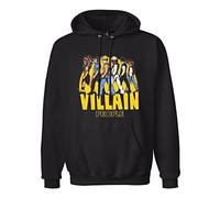 WEISULANG The Villain People Hoody Sweatershirt Black XXL