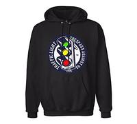 WEISULANG Traffic Light Trespass Against Us Jacob Zelazny Transparent Hoody Sweatershirt Black 3XL