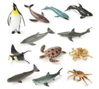 WEITAPYT 12 PCS Figure Animali, Dinosauri Figure, Dinosauro Action Figures, Action Figures di Dinosauri, Adatto per La Decorazione di Torte di Compleanno, Decorazioni da Tavolo, Regali per Bambini