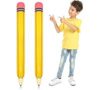 WEITAPYT 2 PCS Matite Gonfiabile, Matite Gonfiabili, Pastelli Gonfiabile Giganti, Adatto per Decorazioni per L'inaugurazione Della Scuola E per Feste di Compleanno per Bambini