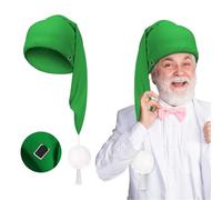 WEITAPYT Berretto da Notte con Pompon, Berretto da Notte per Lui e per Lei, Cappello Nano, Ideale per Feste a Tema, Feste in Maschera, Carnevale, Natale e Altre Occasioni