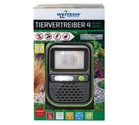 Weitech Dissuasore per animali Garden Protector 4 WK0054 – Ultrasuoni e flash