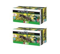 WEITECH Pack 2 x Repellente per formiche ad ultrasuoni, superficie 2 x 400 m², vibrazione