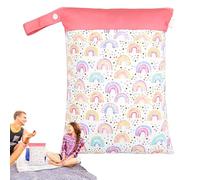 weiting Borsa da naso, borsa per costume da bagno e asciugamani, 2 tasche con cerniera, sacchetto impermeabile, organizer per borse per pannolini, borsa sportiva da nuoto, yoga, borsa organizer