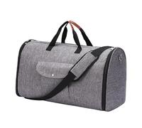 weiting Borsone porta abiti, Borsone porta abiti da viaggio - Borsa da notte 2 in 1,Borsa da viaggio convertibile per uomo, borsa porta abiti con tracolla, borsone pieghevole