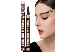 weiting Brow - Matita per sopracciglia liquida | Applicatore impermeabile con 4 suggerimenti - Pagine da colorare durevoli, per contorno per casa, studio, viaggi