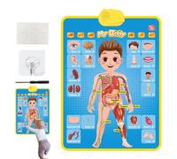 weiting Carta Didattica Murale,Elettronico Interattivo Con Voce - Apprendimento Bambini Prima Infanzia