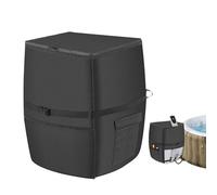 weiting Copertura Pompa Riscaldatore Idromassaggio, Coprisole per Pompa Riscaldatore Spa, Protettore Impermeabile Isolato con Chiusura a Cerniera per Giardino Villa Appartamento