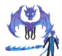 WEITING Costume Da Drago Per Bambini In Età Prescolare,Per Cosplay Di Halloween Per Bambini - Completo Carnevale Drago per Feste Maschere Scuola