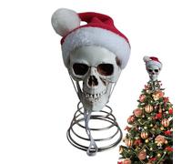 weiting Decorazioni Teschio,Decorazioni Scheletro Festività - Testa di Scheletro 13 cm per Halloween Festività Casa Stregata Portico Giardino Piscina Interno Patio Esterno