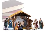 WEITING Presepe, Presepe Classico Da Tavolo, Set Classico per, Mensola, Tavolo, Ufficio, Vetrina, Ingresso e Finestra