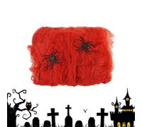 weiting Ragnatele Decorazioni di Halloween, Ragnatela spaventosa | Ragnatele realistiche spaventose decorative - con buona adesione, decorazioni per la casa delle vacanze, per la casa