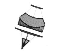 WEITING Rete da pesca Lingerie con catena Intima Donna Corpo Nudo Senza Censura Abiti Intimo-Nero, M