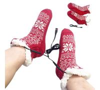 weiting Riscaldati Auto Riscaldanti | Riscaldati a USB con Motivo Fiocco di Neve per Sci,Design Termico per Massimo Comfort dei Piedi a Temperature Rigide Unisex,Ideali per Camminare Moto