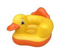 weiting Seggiolino di sostegno per bambini, sedia gonfiabile impermeabile con dolce gialla, supporto per seggiolino per bambini, cuscino ergonomico per bambini