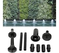 WEITING Testine spray per fontane d'acqua | Set per fontane a cascata, irrigatore a funghi per acquari, acquari, laghetti da giardino, piscine