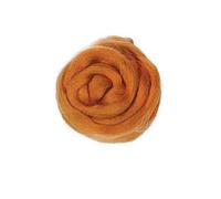 WEITINGKKK di Lana, Filato di Lana Merino for infeltrimento ad ago e a Umido, Marrone, 50 g/100 g(42,50g)