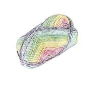 WEITINGKKK di Lana, Filato sfumato di Cotone al Latte da 40 g, 130 m, Multicolore, 4 Capi(106)