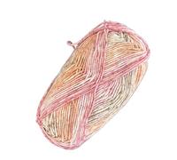 WEITINGKKK di Lana, Filato sfumato di Cotone al Latte da 40 g, 130 m, Multicolore, 4 Capi(107)