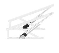 WEITINGKKK Kit di sollevamento di archiviazione, 2 pezzi elettrici resistenti for contenitore letto divano salvaspazio(White,110CM)