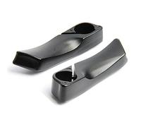 WEITINGKKK la bicicletta con la maniglia, Manopole for estremità manubrio MTB Road Bike in lega di alluminio nere 12x1,9 cm diametro 2,2 cm coppia