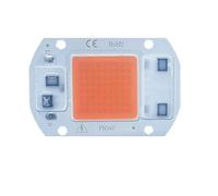 WEITINGKKK lampadine a chip LED, Chip LED COB AC 110V/220V 20W/30W/50W Faretto fai da te senza driver multicolore 1 pz/3 pz/5 pz(Red 220v,50W 1pc)